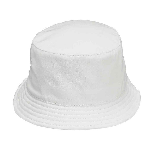 White - Back - SOLS Unisex Adult Twill Bucket Hat