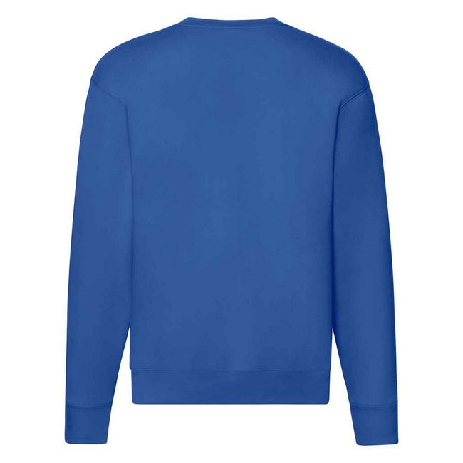 Royal Blue - Back - Fruit of the Loom Mens Premium Drop Shoulder Sweatshirt