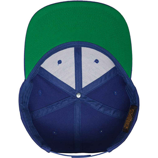 Royal Blue - Side - Flexfit Mens Classic Snapback Cap