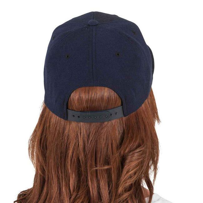 Navy - Back - Flexfit Mens Classic Snapback Cap