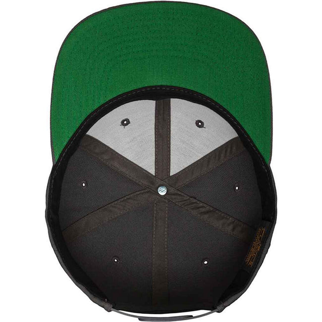 Dark Grey - Side - Flexfit Mens Classic Snapback Cap
