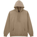 Brown Savana - Front - Gildan Mens Softstyle Midweight Hoodie