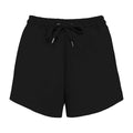 Washed Black - Front - Native Spirit Womens-Ladies French Terry Shorts