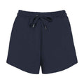 Washed Navy - Front - Native Spirit Womens-Ladies French Terry Shorts
