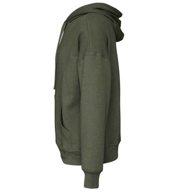 Military Green - Side - Bella + Canvas Unisex Adult Sponge Fleece Hoodie