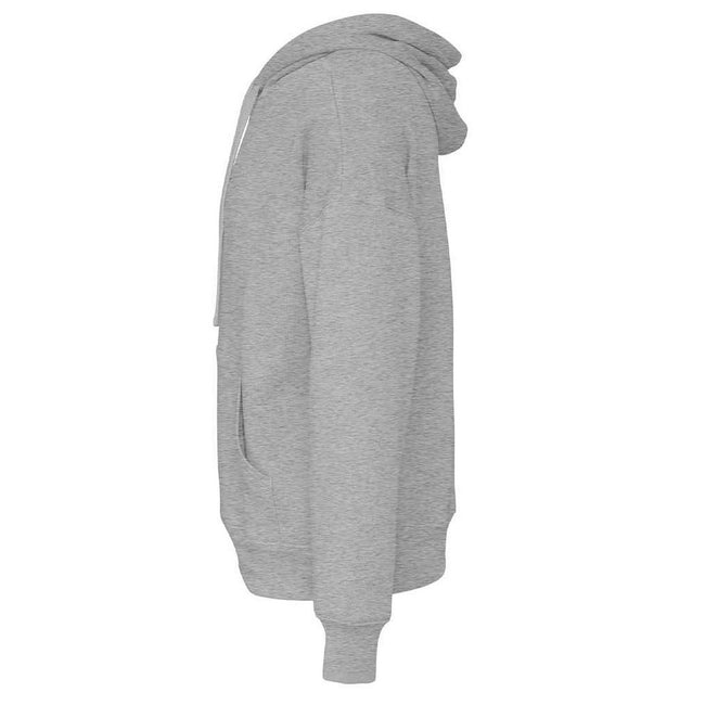 Athletic Heather Grey - Side - Bella + Canvas Unisex Adult Sponge Fleece Hoodie