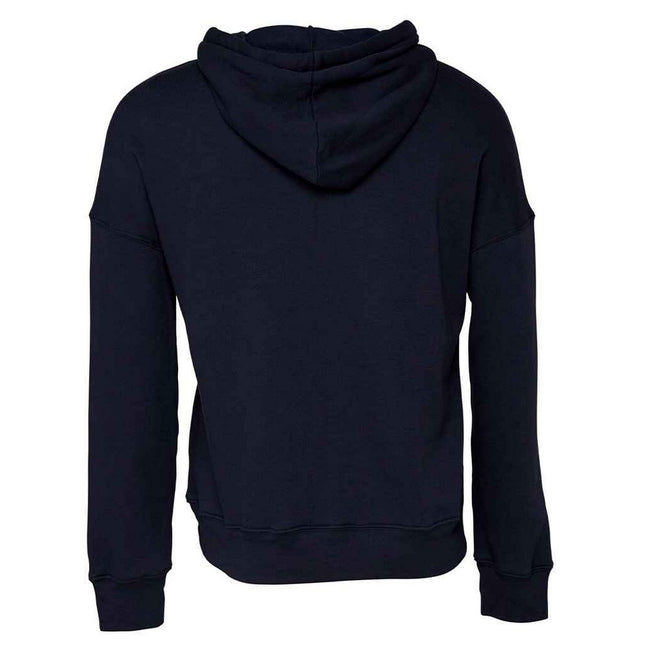 Navy - Back - Bella + Canvas Unisex Adult Sponge Fleece Hoodie