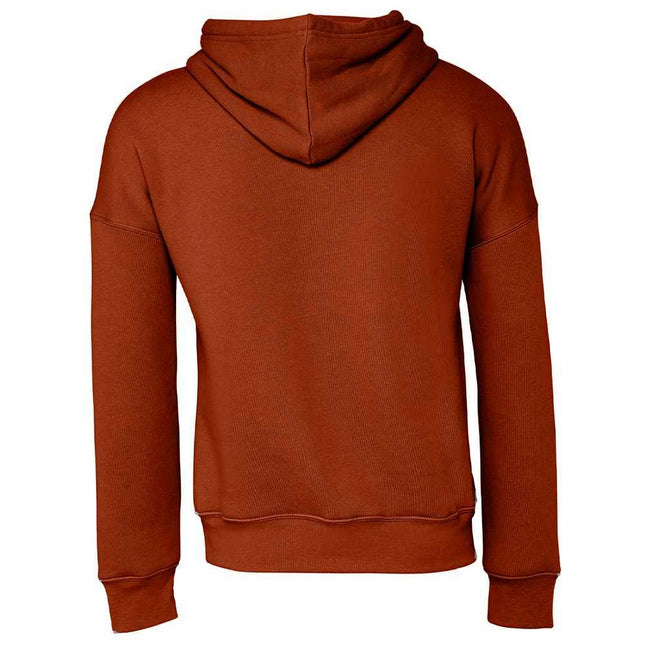 Brick - Back - Bella + Canvas Unisex Adult Sponge Fleece Hoodie