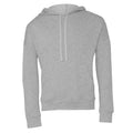 Athletic Heather Grey - Front - Bella + Canvas Unisex Adult Sponge Fleece Hoodie