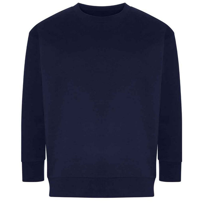 Navy - Front - Ecologie Unisex Adult Crater Sweatshirt