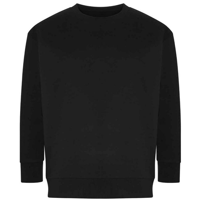 Black - Front - Ecologie Unisex Adult Crater Sweatshirt