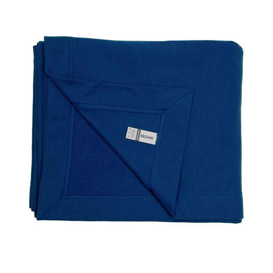 Navy - Front - Gildan Fleece Stadium Blanket
