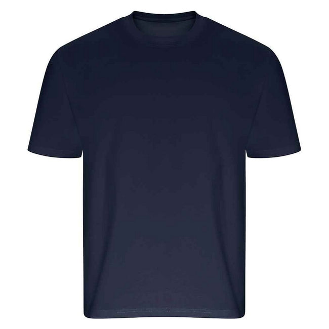 Navy - Front - Ecologie Unisex Adult Arrow Recycled Heavy Oversized T-Shirt