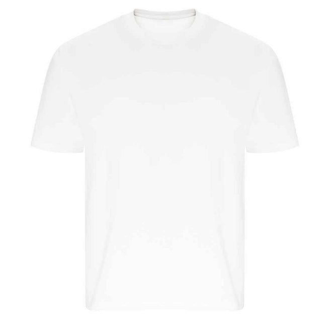 White - Front - Ecologie Unisex Adult Arrow Recycled Heavy Oversized T-Shirt