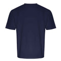 Navy - Back - Ecologie Unisex Adult Arrow Recycled Heavy Oversized T-Shirt