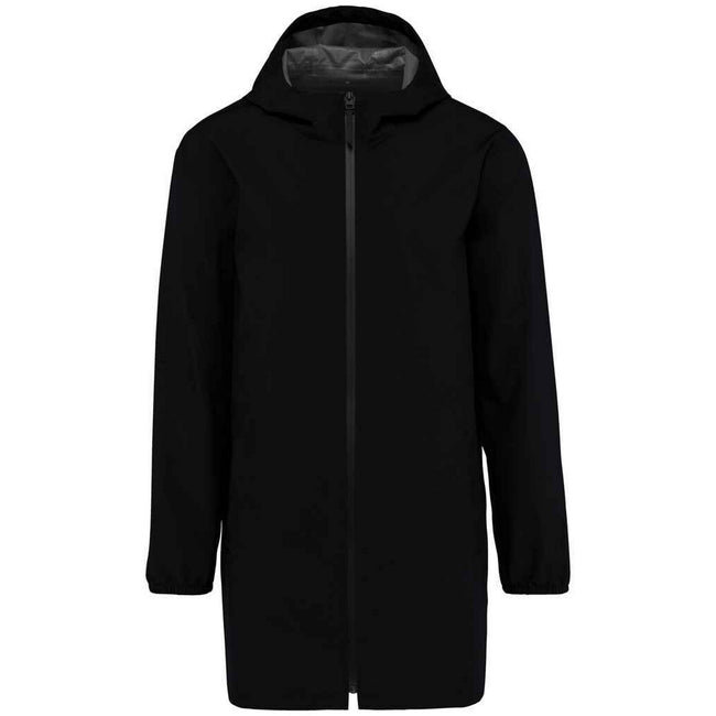 Black - Front - Native Spirit Unisex Adult Eco Friendly Waterproof Jacket