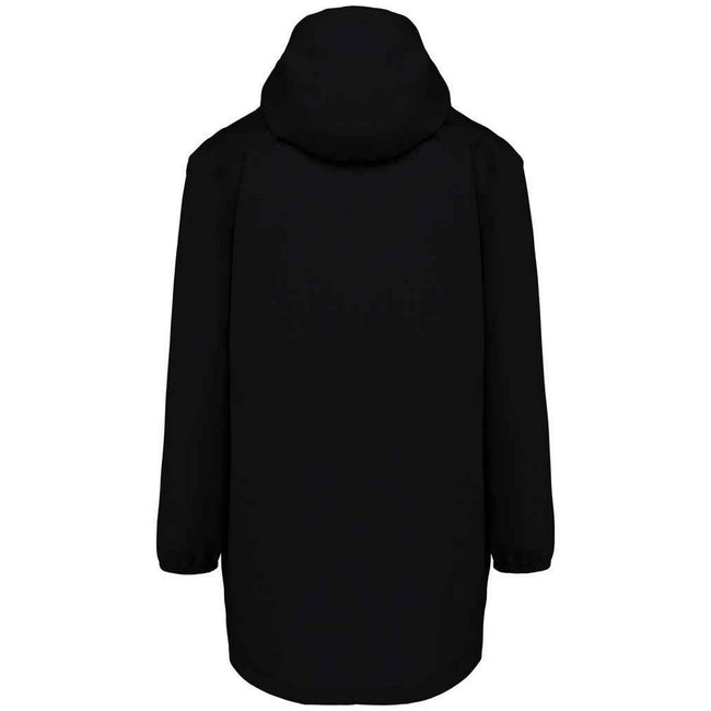 Black - Back - Native Spirit Unisex Adult Eco Friendly Waterproof Jacket