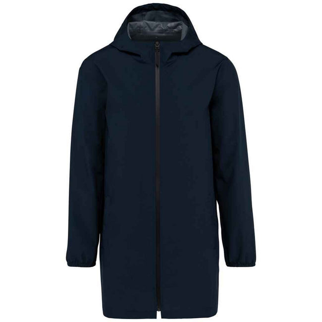 Navy - Front - Native Spirit Unisex Adult Eco Friendly Waterproof Jacket