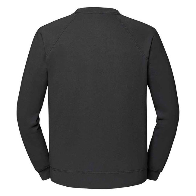 Light Graphite - Back - Fruit of the Loom Unisex Adult Classic Raglan Sweatshirt