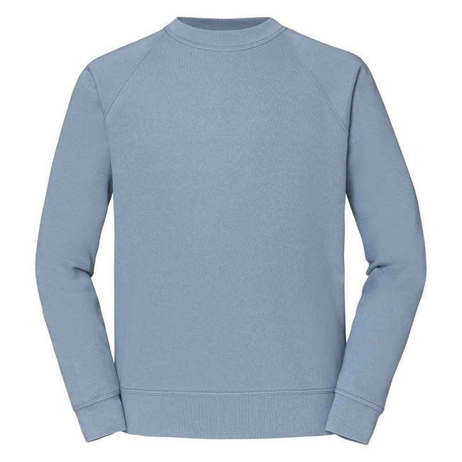 Mineral Blue - Front - Fruit of the Loom Unisex Adult Classic Raglan Sweatshirt