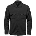 Black - Front - Stormtech Mens Avalante Heather Knitted Shirt Jacket