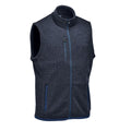 Navy - Lifestyle - Stormtech Mens Avalante Knitted Heather Full Zip Gilet