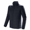 Navy - Side - Stormtech Mens Nautilus Quilted Hooded Jacket