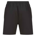 Black - Back - Finden & Hales Childrens-Kids Knitted Sweat Shorts