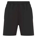 Black - Front - Finden & Hales Childrens-Kids Knitted Sweat Shorts
