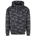 Black - Front - Awdis Mens Camouflage Hoodie