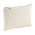 Natural - Front - Westford Mill Canvas Accessory Bag