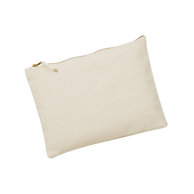 Natural - Back - Westford Mill Canvas Accessory Bag