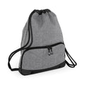 Grey Marl - Front - Bagbase Athleisure Drawstring Bag