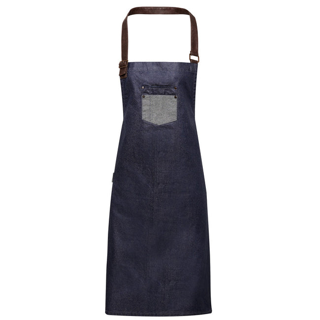 Indigo Denim - Front - Premier Division Bibbed Apron