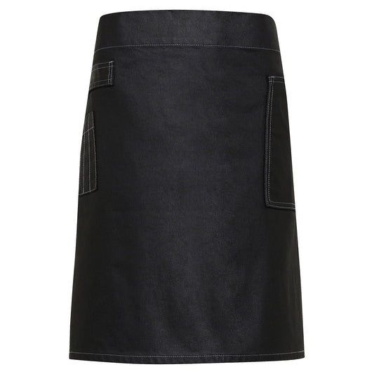Black Denim - Front - Premier Division Waist Apron
