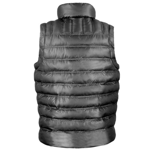 Black - Back - Result Mens Urban Ice Bird Padded Gilet