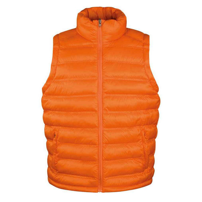 Orange - Front - Result Mens Urban Ice Bird Padded Gilet