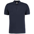 Navy - Front - Kustom Kit Unisex Adult Klassic Pique Slim Polo Shirt