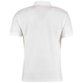 White - Back - Kustom Kit Unisex Adult Klassic Pique Slim Polo Shirt