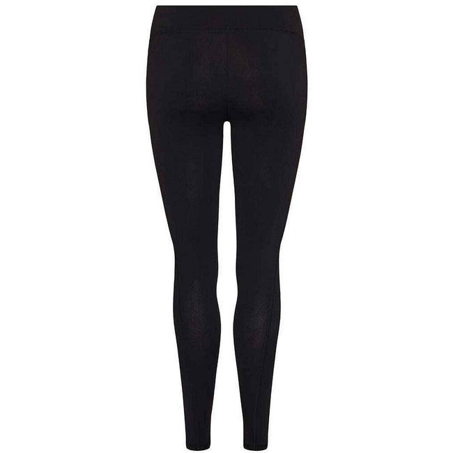 Jet Black - Back - AWDis Cool Womens Athletic Leggings