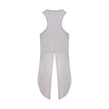 Light Grey - Back - Tombo Womens-Ladies Open Back Vest Top