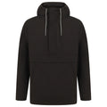 Black - Front - Front Row Unisex Adult Pull Over Half Zip Jacket