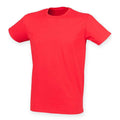 Bright Red - Front - SF Mens Feel Good Stretch T-Shirt