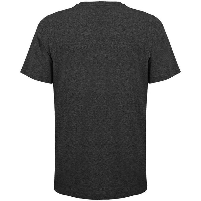 Charcoal - Back - SOLS Unisex Adult Marl T-Shirt