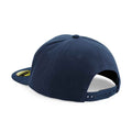 French Navy - Back - Beechfield Original Flat Peak Snapback Cap