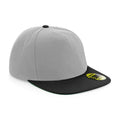 Grey-Black - Front - Beechfield Original Flat Peak Snapback Cap