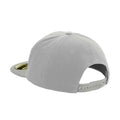 Grey-Grey - Back - Beechfield Original Flat Peak Snapback Cap