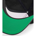 Black-Black - Side - Beechfield Original Flat Peak Snapback Cap