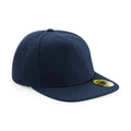 French Navy - Front - Beechfield Original Flat Peak Snapback Cap