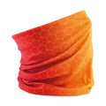 Orange - Front - Beechfield Unisex Adult Morf Geometric Snood
